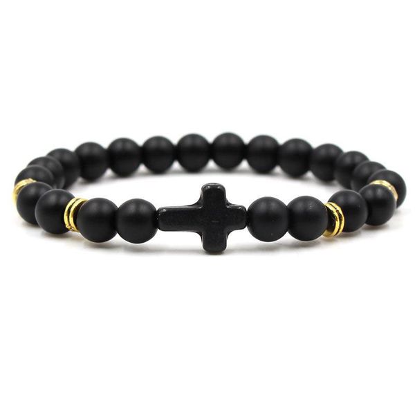 8mm natural black stone christian cross bracelet for men women jewelry charm beads bracelets strand jesus bracelet wholesale price
8mm natural black stone christian cross bracelet for men women jewelry charm beads bracelets strand jesus bracelet wholesale price