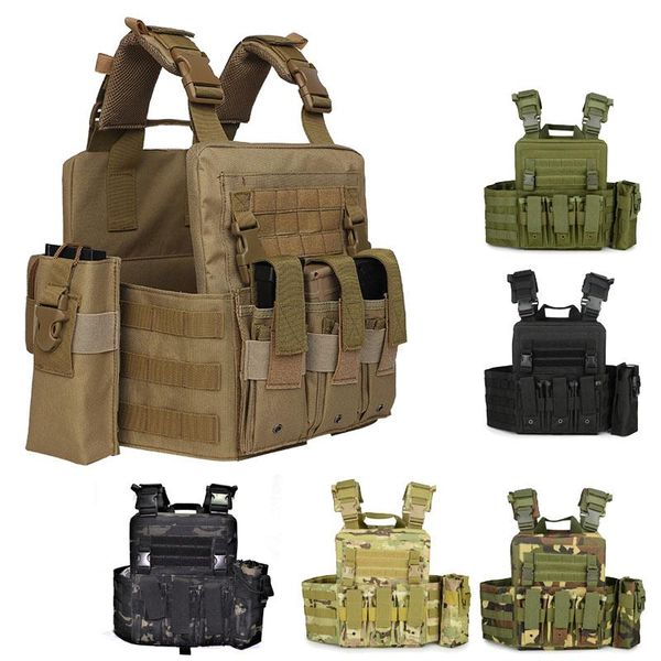 hunting jackets outdoor sports gear molle pouch bag carrier camouflage combat assault body protector chest rig tactical vest, Camo;black
hunting jackets outdoor sports gear molle pouch bag carrier camouflage combat assault body protector chest rig tactical vest, Camo;black