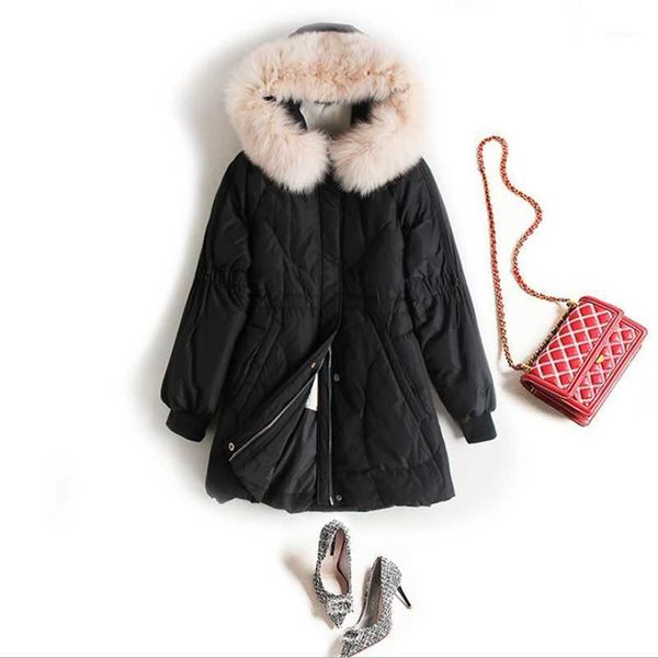 women hooded medium duck down jacket with fur collar female fashion warm coat lady embroidery popular down clothes1, Black
women hooded medium duck down jacket with fur collar female fashion warm coat lady embroidery popular down clothes1, Black