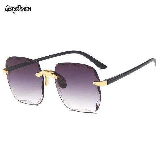 sunglasses oversized frameless square men women pc section sun glasses fashion gradient lens eyewear uv400, White;black
sunglasses oversized frameless square men women pc section sun glasses fashion gradient lens eyewear uv400, White;black