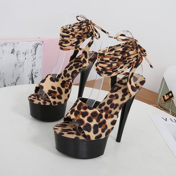 2021 summer new style women fetish high heels brown sandals leopard platform sandals strappy high heels big size lady shoes, Black
2021 summer new style women fetish high heels brown sandals leopard platform sandals strappy high heels big size lady shoes, Black