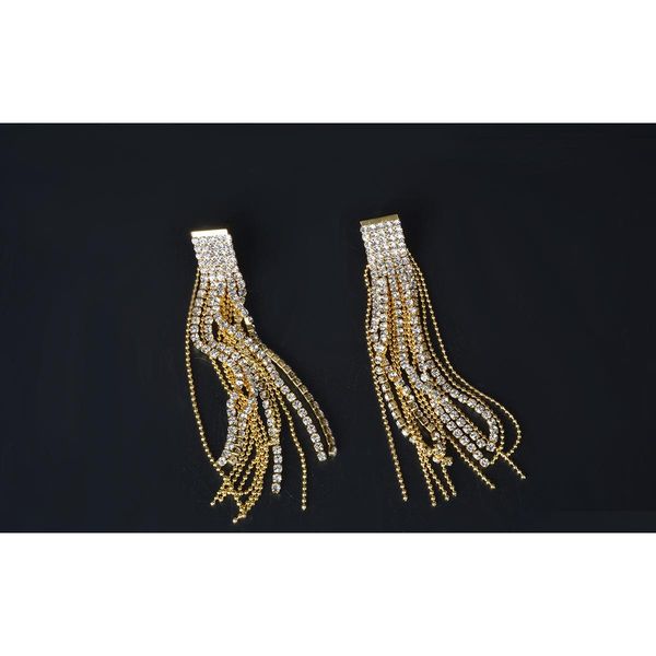 women bridal long silver color tassel dangle earrings sparkling rhinestone crystal drop earrings wedding jewelry for sqcmcg queen66
women bridal long silver color tassel dangle earrings sparkling rhinestone crystal drop earrings wedding jewelry for sqcmcg queen66