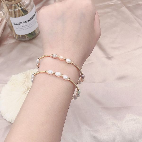 14k gold infused natural freshwater pearl bracelet bracelet with super color preserving multifunctional bracelet11, Golden;silver
14k gold infused natural freshwater pearl bracelet bracelet with super color preserving multifunctional bracelet11, Golden;silver