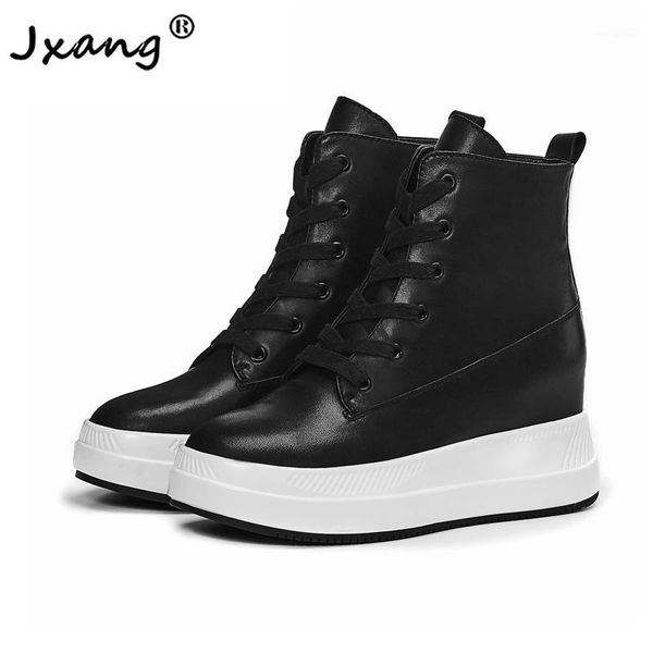 jxang fashion cowhide european and american style lace up thick bottom simple and versatile ankle boots black1, Black
jxang fashion cowhide european and american style lace up thick bottom simple and versatile ankle boots black1, Black