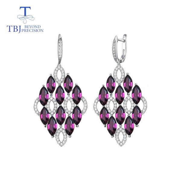 dangle & chandelier tbj,nice party clasp earrings natural rhodolite gemstone pure 925 sterling silver fine jewelry for lady gift wear
dangle & chandelier tbj,nice party clasp earrings natural rhodolite gemstone pure 925 sterling silver fine jewelry for lady gift wear