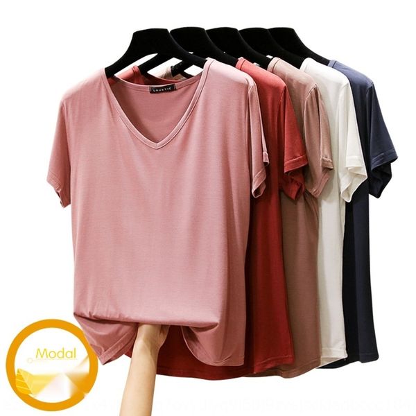 modal t- women's 2020 summer korean women's new short sleeve v-neck blouse loose bottomed shirtt-shirt shirt upper garment iwbom, White
modal t- women's 2020 summer korean women's new short sleeve v-neck blouse loose bottomed shirtt-shirt shirt upper garment iwbom, White