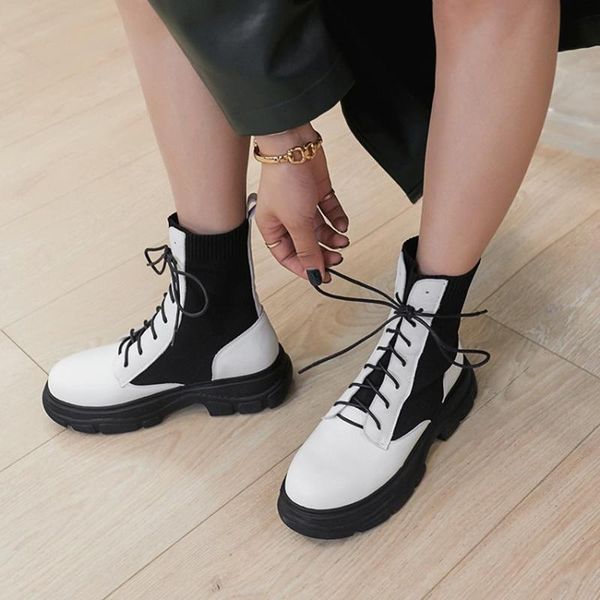 new winter shoes women's ankle boots genuine leather mixed color cross-tied keep warm lace up women ankle boots, Black
new winter shoes women's ankle boots genuine leather mixed color cross-tied keep warm lace up women ankle boots, Black