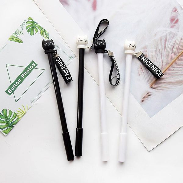 1pcs kawaii creative gel pen cute white cat pattern school office stationery supplies black black ink 0.5mm pen refill1
1pcs kawaii creative gel pen cute white cat pattern school office stationery supplies black black ink 0.5mm pen refill1