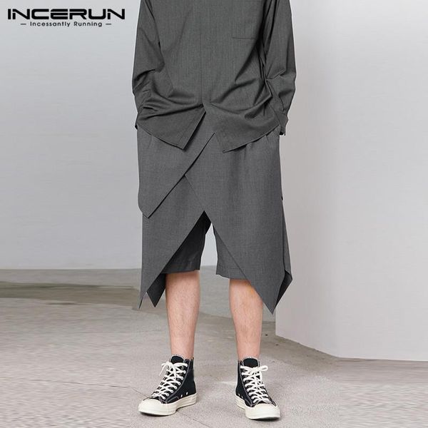 incerun summer fashion men shorts personality 2020 joggers pockets elastic waist irregular shorts men streetwear casual trousers, White;black
incerun summer fashion men shorts personality 2020 joggers pockets elastic waist irregular shorts men streetwear casual trousers, White;black