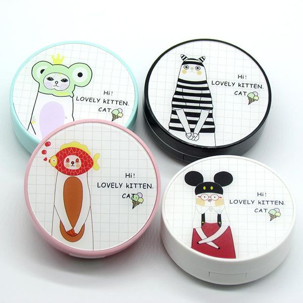 sunglasses frames cartoon contact lens case with mirror ins beauty storage box as gift, Silver
sunglasses frames cartoon contact lens case with mirror ins beauty storage box as gift, Silver