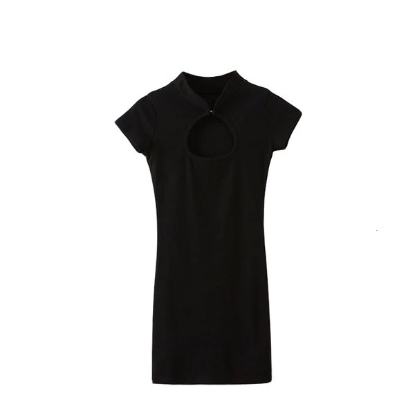 2021 new thin short black concise tight cheongsam in elastic street tall mini dress qs7d, Black;gray
2021 new thin short black concise tight cheongsam in elastic street tall mini dress qs7d, Black;gray