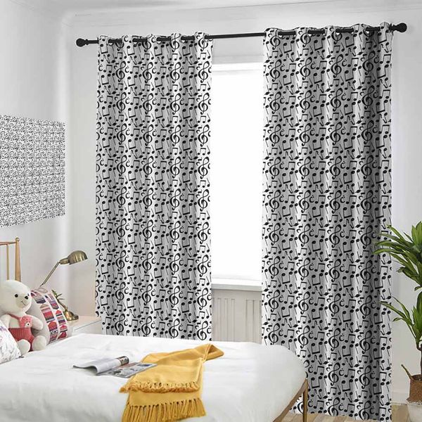 thermal insulated room darkening window shade sketchy musical notes and symbols melody entertainment fine arts theme pattern curtain
thermal insulated room darkening window shade sketchy musical notes and symbols melody entertainment fine arts theme pattern curtain