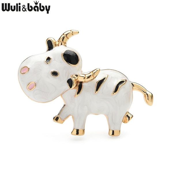 wuli&baby enamel lovely cattle brooches for women 3-color bull ox animal party casual brooch pins gifts, Gray
wuli&baby enamel lovely cattle brooches for women 3-color bull ox animal party casual brooch pins gifts, Gray