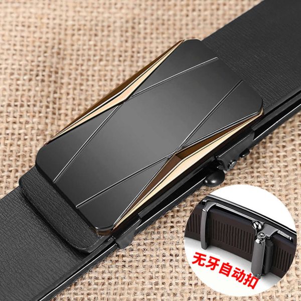 automatic button inside wear toothless belt, men's leather smooth black suit belt, Black;brown
automatic button inside wear toothless belt, men's leather smooth black suit belt, Black;brown