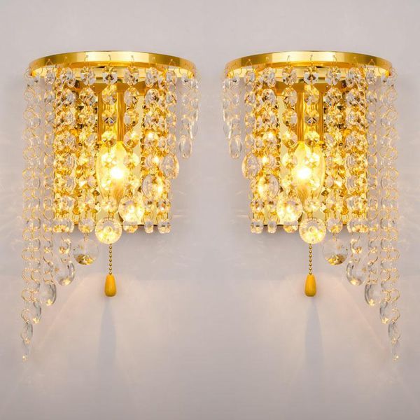 wall lamp loft european led crystal colorful bedside left and right living room home decoratio modern light
wall lamp loft european led crystal colorful bedside left and right living room home decoratio modern light