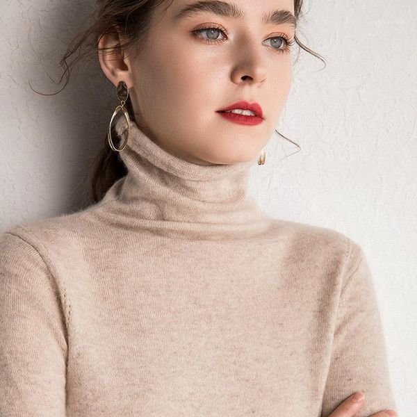 women's sweaters 2021 fall winter women solid turtleneck 100% cashmere sweater hollow out rolled hem liberal collar girl classic pullov, White;black
women's sweaters 2021 fall winter women solid turtleneck 100% cashmere sweater hollow out rolled hem liberal collar girl classic pullov, White;black