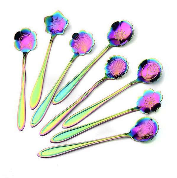 8pcs/set stainless steel flower stiring spoon ice cream cake dessert tableware dining bar kitchen spoons scoop
8pcs/set stainless steel flower stiring spoon ice cream cake dessert tableware dining bar kitchen spoons scoop