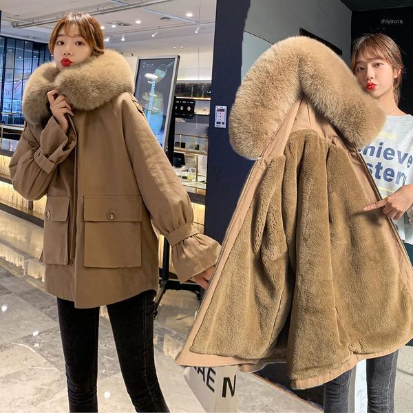 women winter thicken short parkas hooded cotton coat covered zipper loose straight khaki overcoat casual jacket cloak1, Black
women winter thicken short parkas hooded cotton coat covered zipper loose straight khaki overcoat casual jacket cloak1, Black