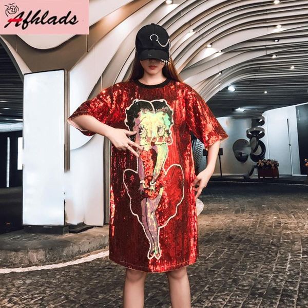 short-sleeved sequined loose t-shirt female 2020 new spring and summer streetwear hip hop club fashion women's t-shirt top, White
short-sleeved sequined loose t-shirt female 2020 new spring and summer streetwear hip hop club fashion women's t-shirt top, White