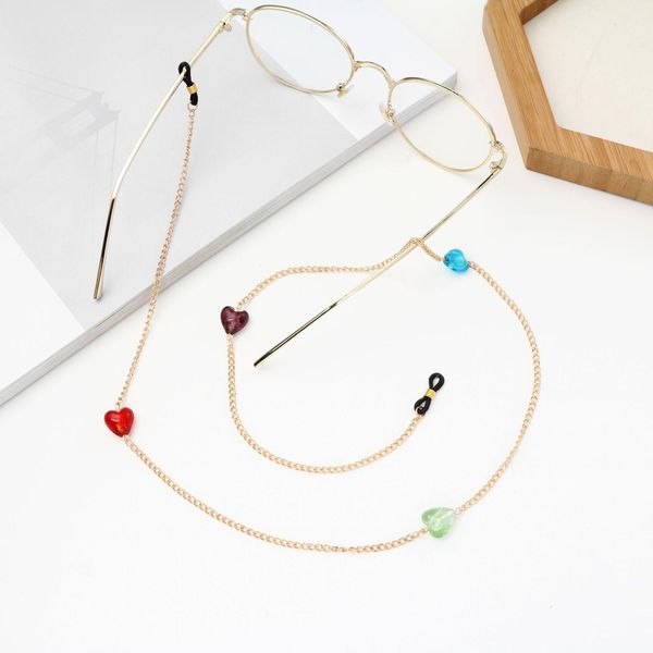 fashion women peach heart colorful glass beads eyeglasses chain loss sunglasses holder chain holder h jllkfi
fashion women peach heart colorful glass beads eyeglasses chain loss sunglasses holder chain holder h jllkfi