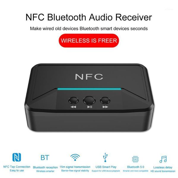 vodool bluetooth 5.0+edr nfc audio receiver 3.5mm aux jack rca usb disk wireless music adapter for speaker1
vodool bluetooth 5.0+edr nfc audio receiver 3.5mm aux jack rca usb disk wireless music adapter for speaker1