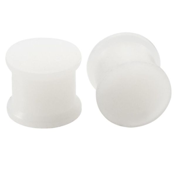 1 pair sile double flared ear plugs and tunnels ear piercings earlets screwed earring expander ear gauges body jewelry q sqcrpj, Silver
1 pair sile double flared ear plugs and tunnels ear piercings earlets screwed earring expander ear gauges body jewelry q sqcrpj, Silver