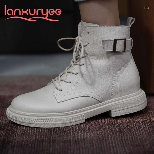 lanxuryee 2021 new winter shoes split leather round toe med heel buckle decoration korean street pretty girls ankle boots l251, Black
lanxuryee 2021 new winter shoes split leather round toe med heel buckle decoration korean street pretty girls ankle boots l251, Black