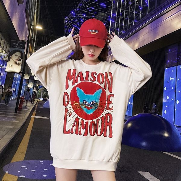 oa336 6350 lazy style sweaterembroidered sweatersweater women's 2020 long loose embroidered slimming thin new sleeve fall/winter qkoz, Black
oa336 6350 lazy style sweaterembroidered sweatersweater women's 2020 long loose embroidered slimming thin new sleeve fall/winter qkoz, Black