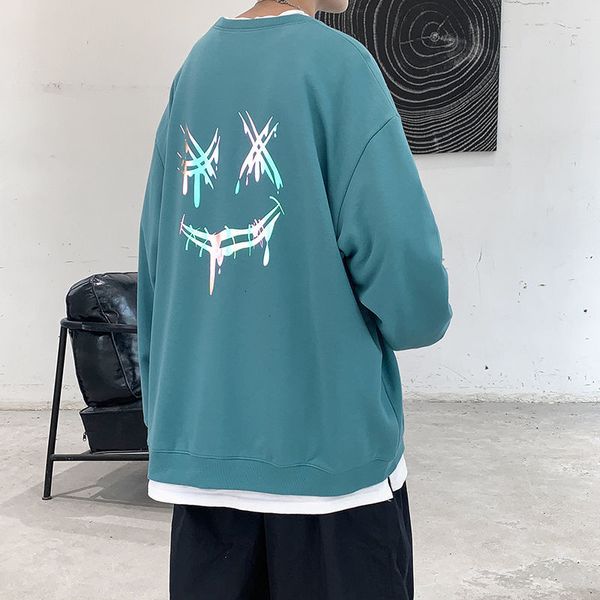 2021 new hip colorful hoodies for men streetwear oversized smile printed sweatshirts man pullovers z6g9, Black
2021 new hip colorful hoodies for men streetwear oversized smile printed sweatshirts man pullovers z6g9, Black