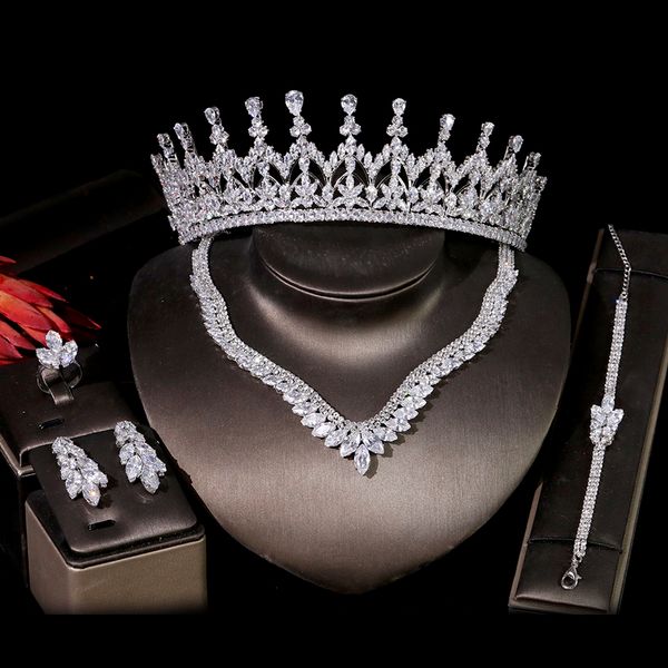 7 styles luxury fashion bride wedding crown crystal headdress necklace earrings bracelet ring bridal wedding jewelry set, White
7 styles luxury fashion bride wedding crown crystal headdress necklace earrings bracelet ring bridal wedding jewelry set, White