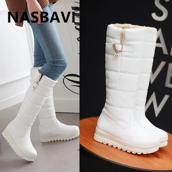boots 2021 sweet winter women warm knee-high round toe down fur ladies fashion snow shoes metal buckle boot, Black
boots 2021 sweet winter women warm knee-high round toe down fur ladies fashion snow shoes metal buckle boot, Black