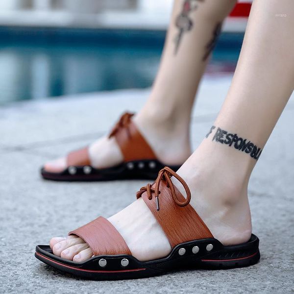 casual 2020 men sandals shoes slippers summer flip flops beach men shoes leather sandalias zapatos hombre1, Black
casual 2020 men sandals shoes slippers summer flip flops beach men shoes leather sandalias zapatos hombre1, Black