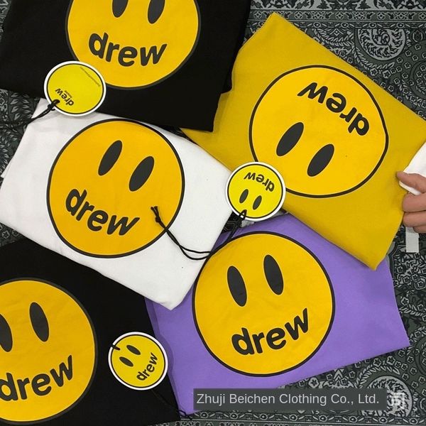 face smiling drew justin jia siting bieber short-sleeved t-shirt men's trendy loose fog high street style, White;black
face smiling drew justin jia siting bieber short-sleeved t-shirt men's trendy loose fog high street style, White;black
