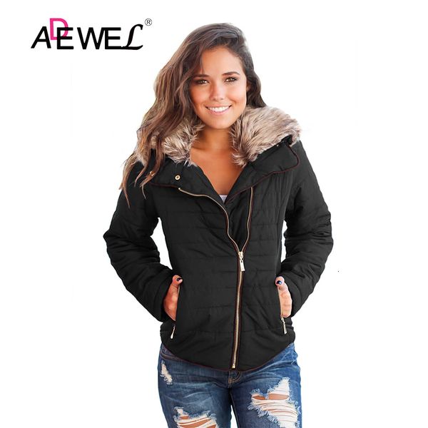 adewel woman faux fur collar trim black quilted plus size zipper overcoat autumn and winter new style pocket decoration coat xxl
adewel woman faux fur collar trim black quilted plus size zipper overcoat autumn and winter new style pocket decoration coat xxl