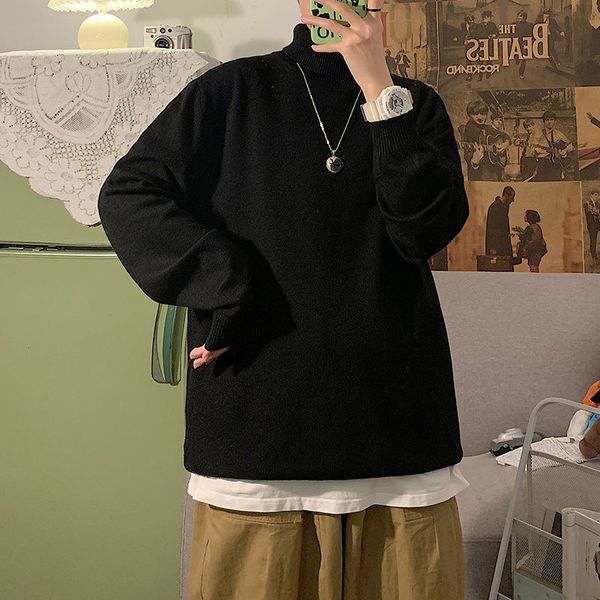 2021 new winter turtleneck high thick teddy fashion thermal lapel knitted man's sweater black k9r0, White;black
2021 new winter turtleneck high thick teddy fashion thermal lapel knitted man's sweater black k9r0, White;black