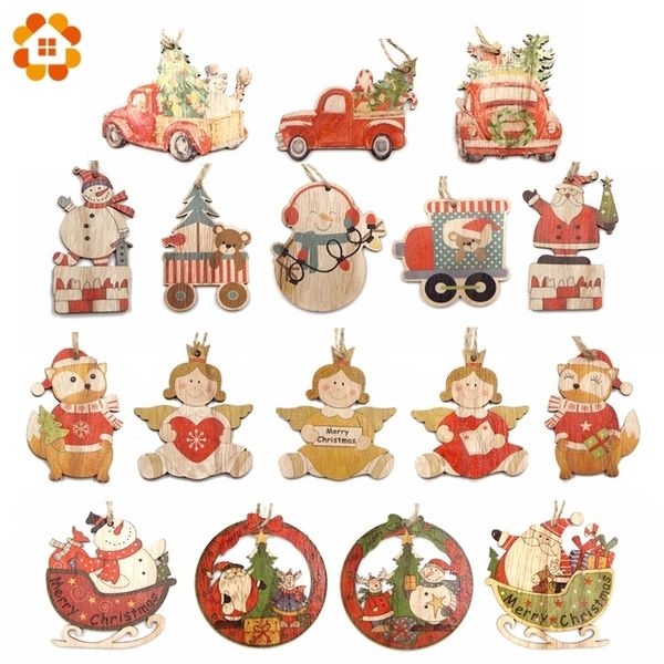 new3pcs/lot multi styles pendants wood wooden printed craft gifts diy hanging ornaments christmas decorations 6
new3pcs/lot multi styles pendants wood wooden printed craft gifts diy hanging ornaments christmas decorations 6