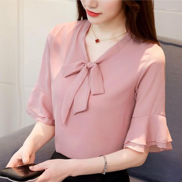 fashion plus size women blouses flare sleeve chiffon blouse women shirts blusas mujer de moda 2020 womens and blouses b1041, White
fashion plus size women blouses flare sleeve chiffon blouse women shirts blusas mujer de moda 2020 womens and blouses b1041, White