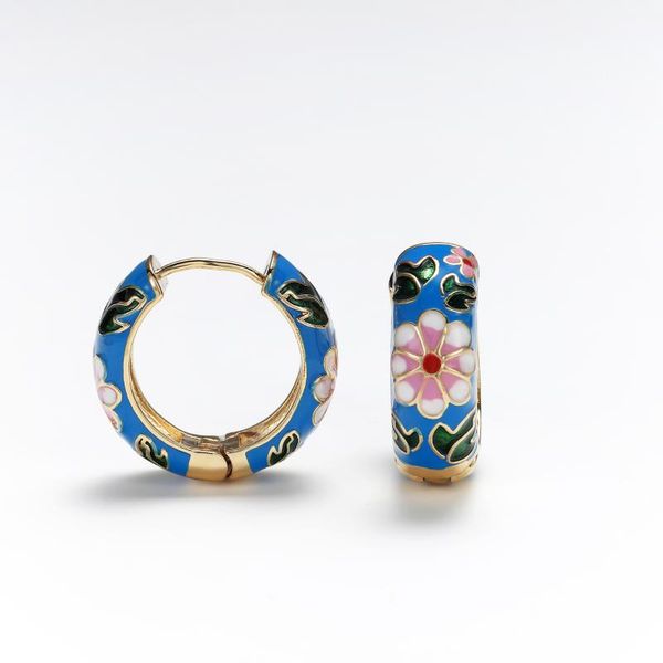 hoop & huggie retro fashion trendy circle colorful enameling flower earrings for women girls design ear stud female jewelry, Golden;silver
hoop & huggie retro fashion trendy circle colorful enameling flower earrings for women girls design ear stud female jewelry, Golden;silver