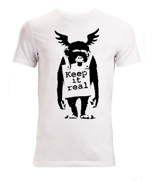 fashion t shirt banksy street art keep it real monkey woman's available t shirt white summer style sport hooded sweatshirt hoodie
fashion t shirt banksy street art keep it real monkey woman's available t shirt white summer style sport hooded sweatshirt hoodie