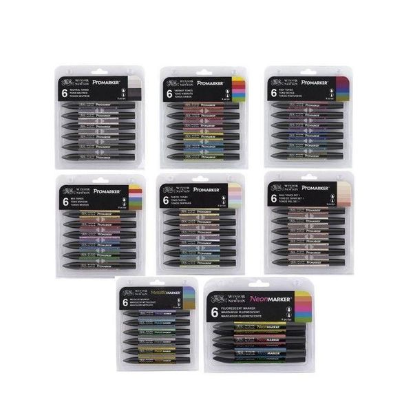 winsor & newton promarker set twin tip alcohol based marker pens 6 colors & 12 colors design professional marker for artists y200709 h6svf
winsor & newton promarker set twin tip alcohol based marker pens 6 colors & 12 colors design professional marker for artists y200709 h6svf