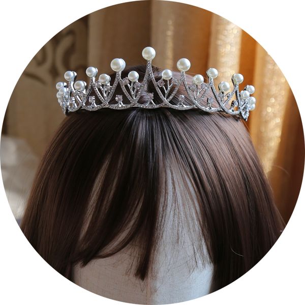 grade silver light gold pearl diamond high bridal crown headdress champagne wedding dress hair accessories
grade silver light gold pearl diamond high bridal crown headdress champagne wedding dress hair accessories