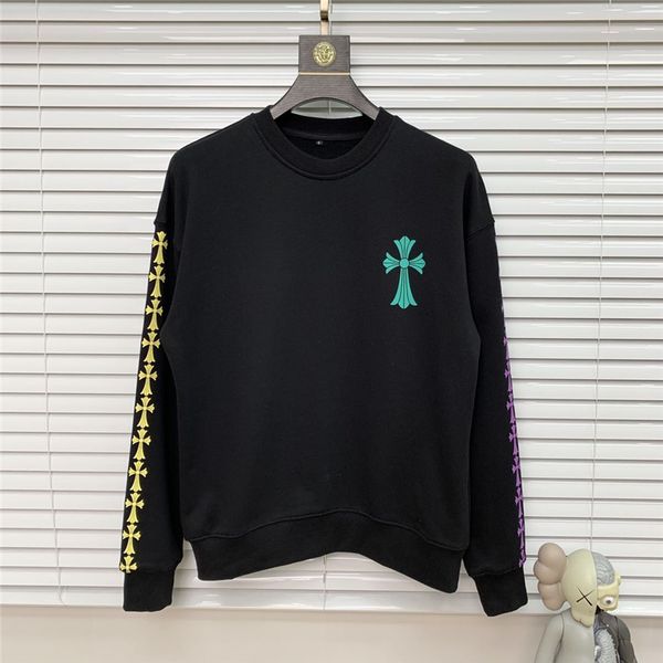fashion brand autumn and winter new hand sleeve back cross print men's and women's casual long sleeve round neck crosin sweater eo, Black
fashion brand autumn and winter new hand sleeve back cross print men's and women's casual long sleeve round neck crosin sweater eo, Black