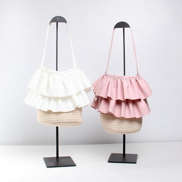 2020 skirt designer straw beach bag large capacity bucket woven bags drawstring tote handbags purses women shoulder bags bolsa
2020 skirt designer straw beach bag large capacity bucket woven bags drawstring tote handbags purses women shoulder bags bolsa