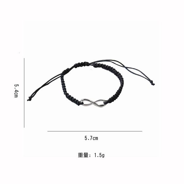 factory price weave handmade infinite charm hand bracelet bohemian adjustable wax rope braided bracelets summer beach je, Black
factory price weave handmade infinite charm hand bracelet bohemian adjustable wax rope braided bracelets summer beach je, Black