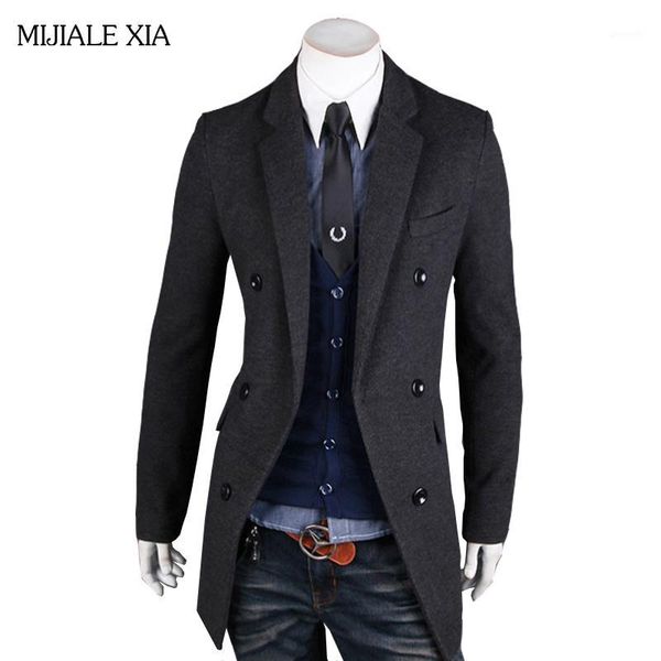 2020 new fashion a grain of buckle winter men trench coats long slim fashion styish woolen men trench for 3 colors choose1, Tan;black
2020 new fashion a grain of buckle winter men trench coats long slim fashion styish woolen men trench for 3 colors choose1, Tan;black