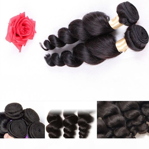 elibess brand--unprocessed brazilian loose wave curly hair weft human hair peruvian indian malaysian hair extensions dyeable, Black
elibess brand--unprocessed brazilian loose wave curly hair weft human hair peruvian indian malaysian hair extensions dyeable, Black