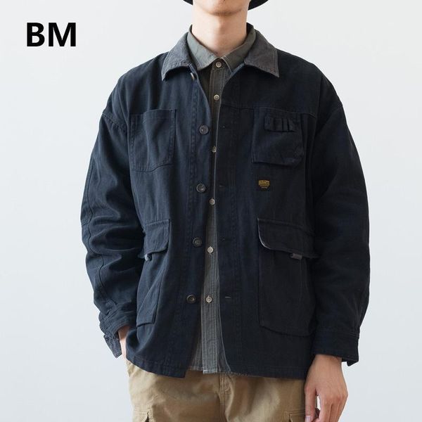 japanese streetwear fashion work jacket patchwork lapel harajuku multi pocket clothes harajuku men clothing1, Black;brown
japanese streetwear fashion work jacket patchwork lapel harajuku multi pocket clothes harajuku men clothing1, Black;brown