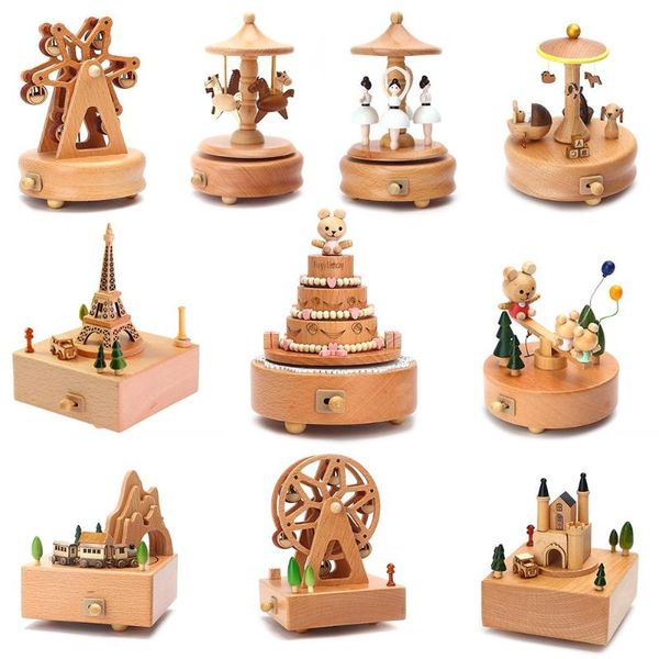 ferris wheel carousel musical boxes wooden music box wood crafts retro birthday gift vintage home decoration accessories 30p
ferris wheel carousel musical boxes wooden music box wood crafts retro birthday gift vintage home decoration accessories 30p