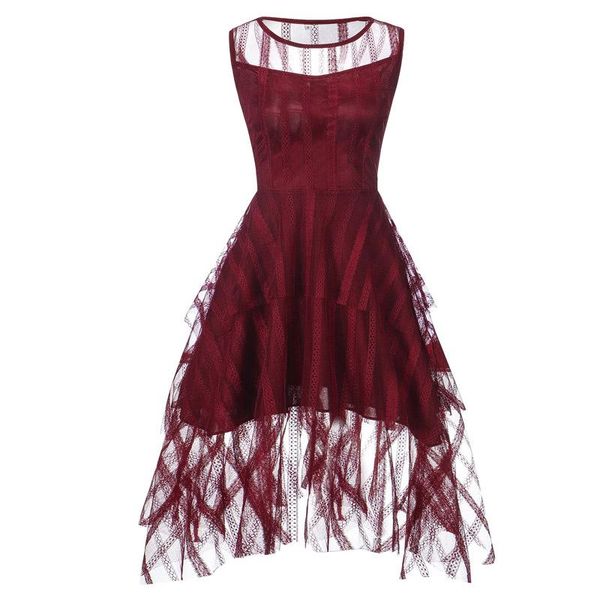 2021 layered mesh asymmetrical party long dress elegant women sleeveless fit and flare ladies high waist midi short dresses, Black;gray
2021 layered mesh asymmetrical party long dress elegant women sleeveless fit and flare ladies high waist midi short dresses, Black;gray