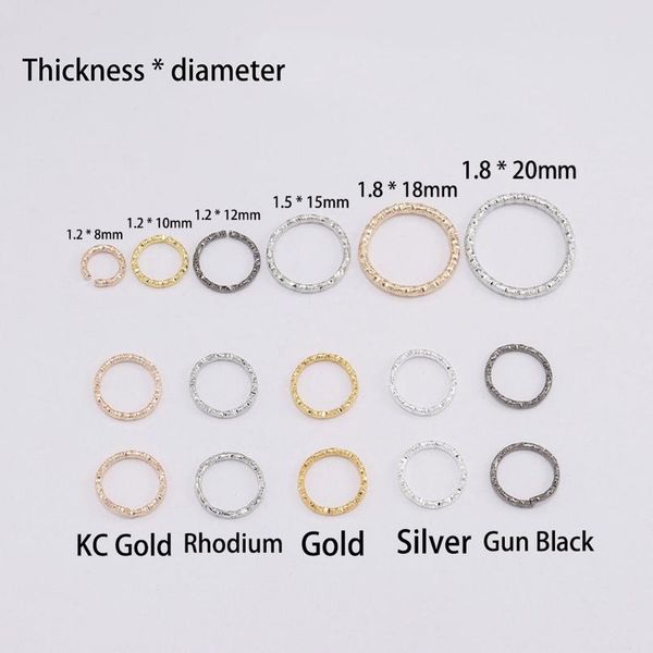 100pcs/lot 8 10 15 18 20 mm gold jump rings round twisted split rings connectors for diy jewelry finding making jlldty, Silver
100pcs/lot 8 10 15 18 20 mm gold jump rings round twisted split rings connectors for diy jewelry finding making jlldty, Silver